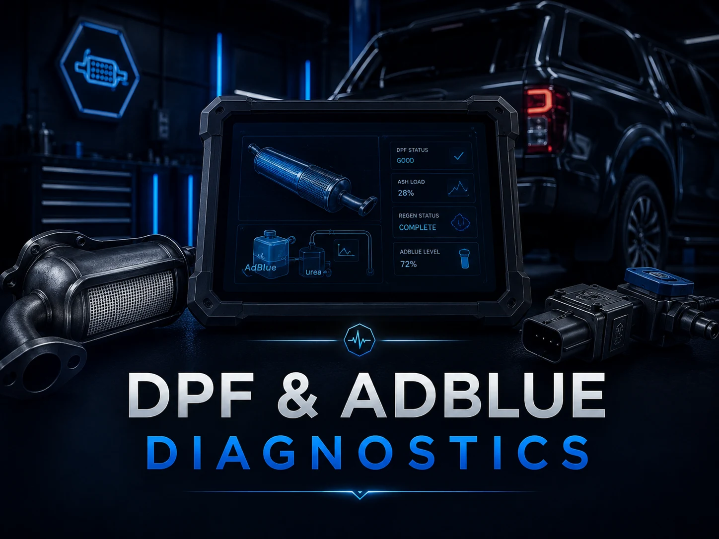 DPF and AdBlue diagnostics